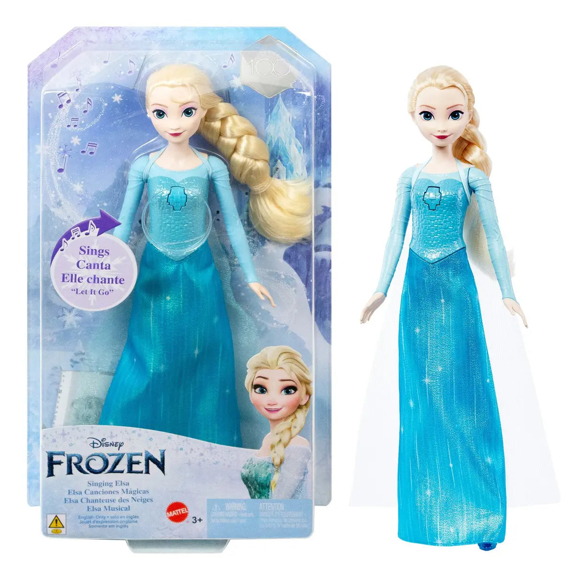 Muñeca Disney Frozen Elsa Canciones Mágicas – Mattel