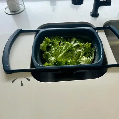 Escurridor Retráctil de Silicona con Drenaje - Cocina Criolla en oferta outlet Colombia saldos a huevo