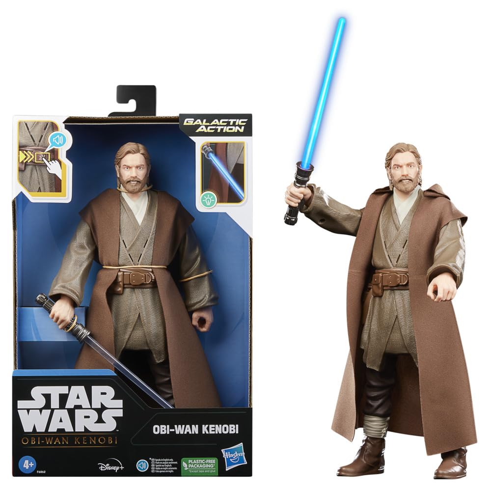Figura Obi-Wan Kenobi Star Wars Galactic Action en oferta outlet Colombia saldos a huevo