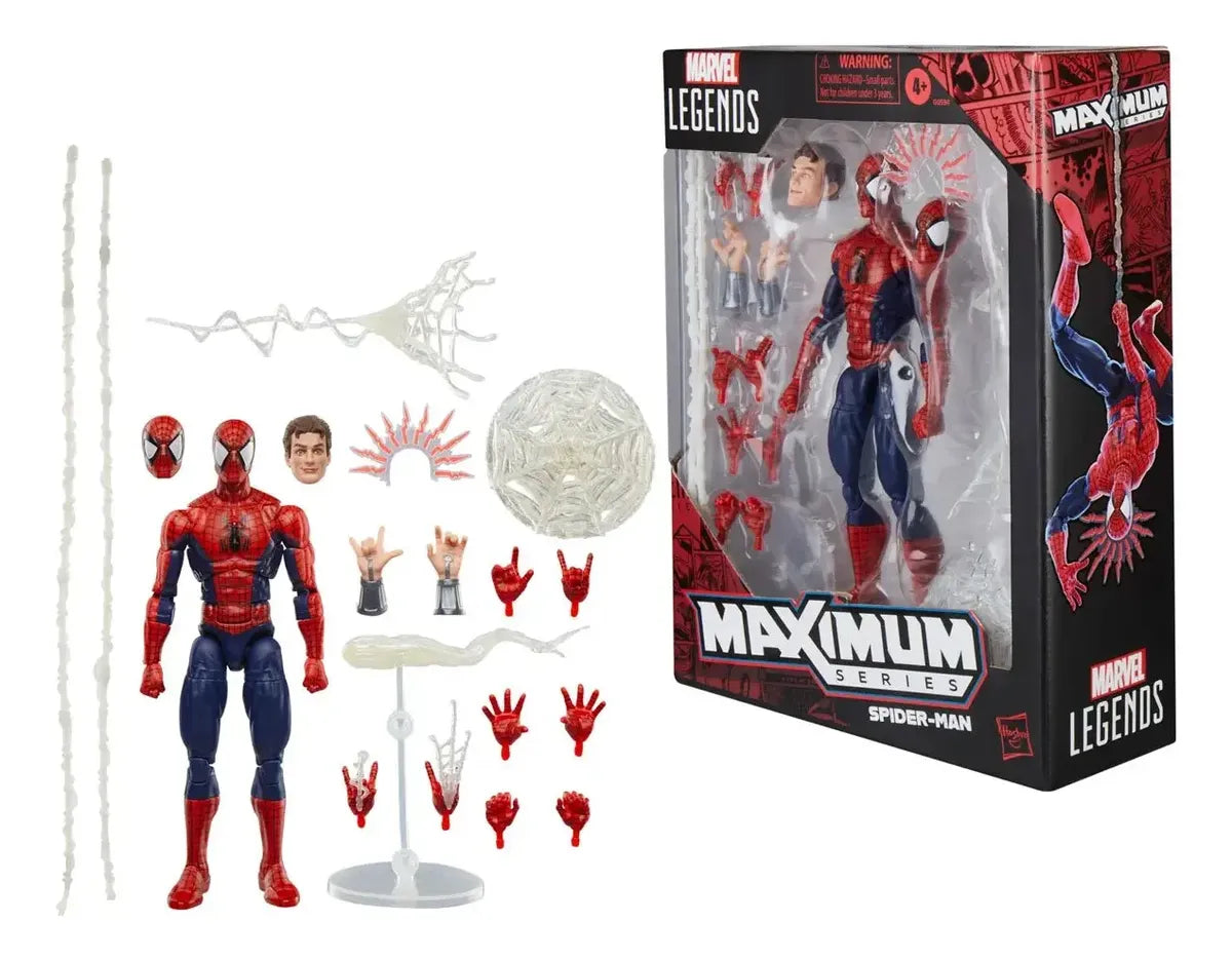 Figura de Marvel Legends Maximum Series Deluxe Spider-Man - Hasbro