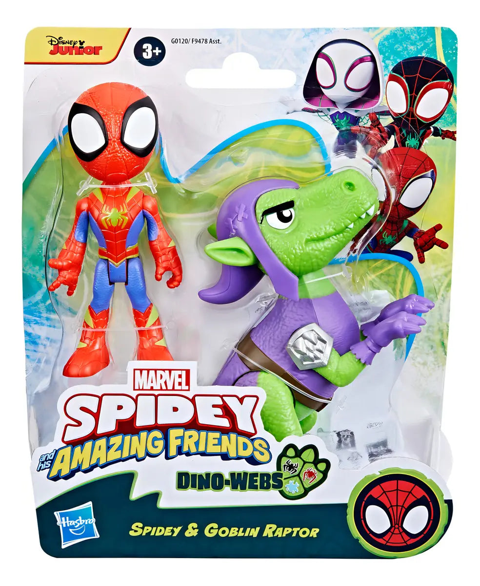 Spidey & His Amazing Friends Spidey y Goblin Raptor – Hasbro