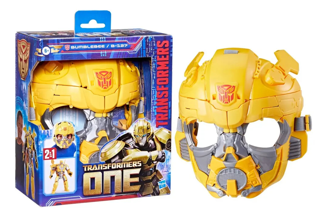 Transformers One Bumblebee B-127 Figura y Máscara 2 en 1 – Hasbro