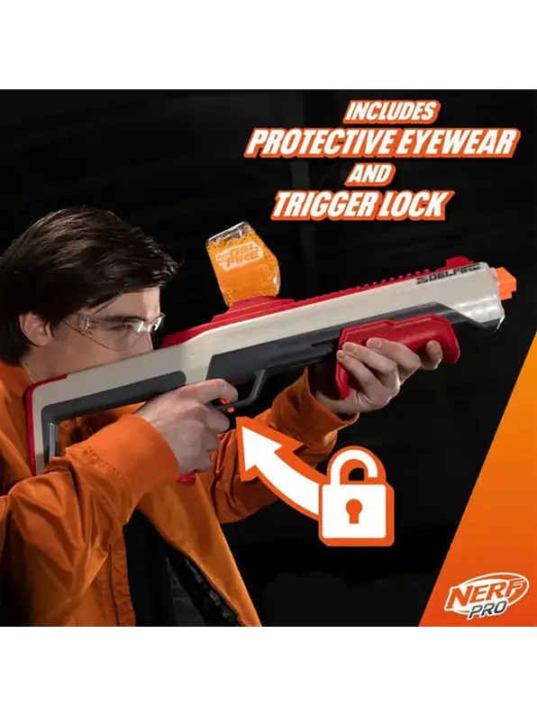 Lanzador Nerf Pro Gelfire Raid - Hasbro