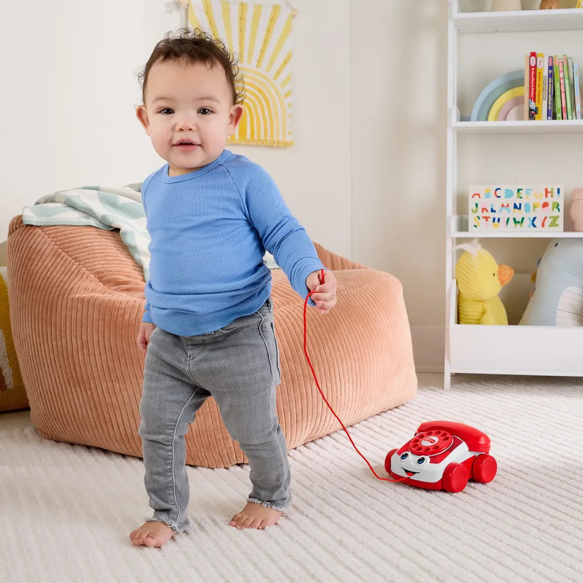 Teléfono Parlanchín 80 años Mattel– Fisher Price en oferta outlet Colombia saldos a huevo