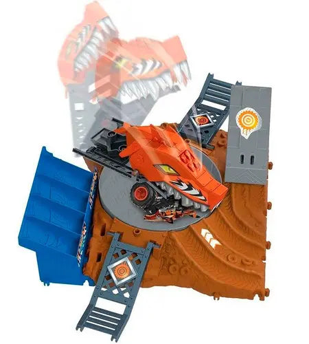 Hot Wheels Monster Trucks Desafío Giratorio – Mattel
