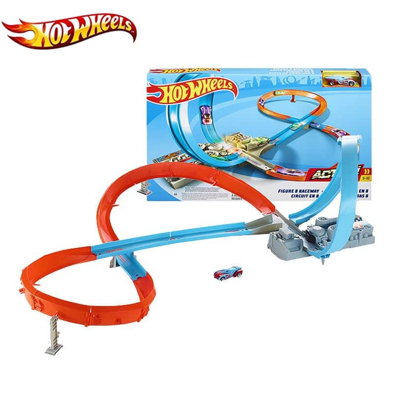 Hot Wheels Pista Circuito en 8 – Mattel