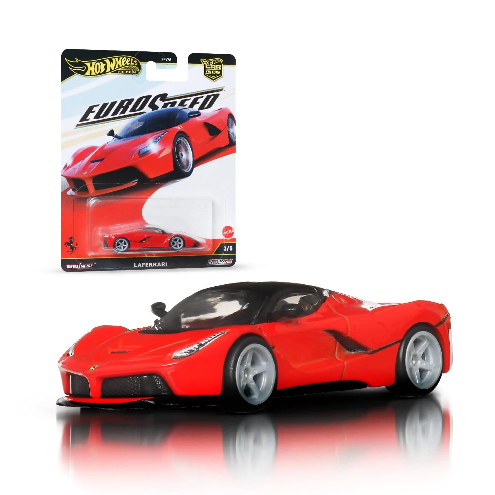 Hot Wheels Car Culture EuroSpeed Premium LaFerrari - MATTEL