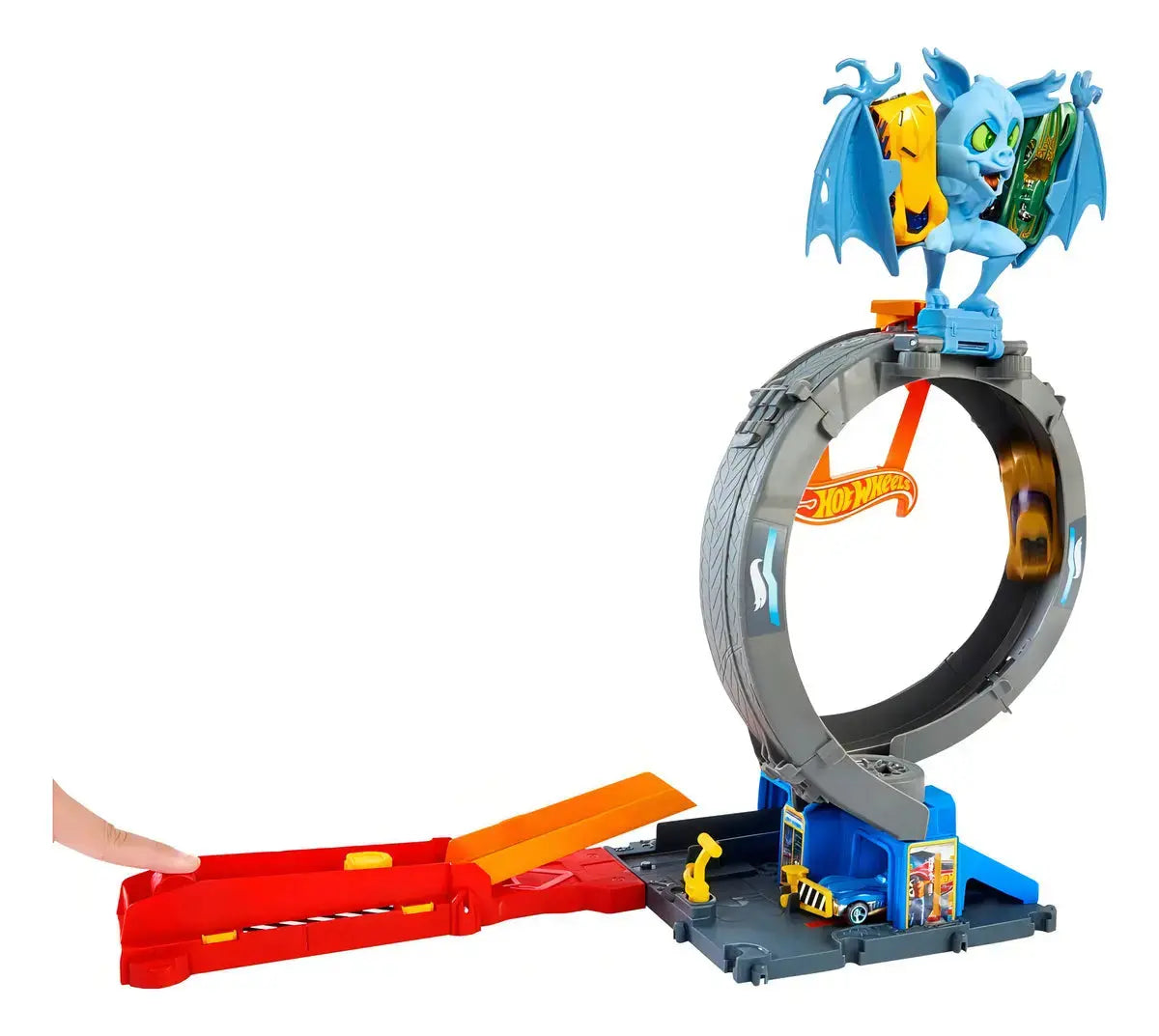 Hot Wheels City Pista Ataque de Murciélago - MATTEL