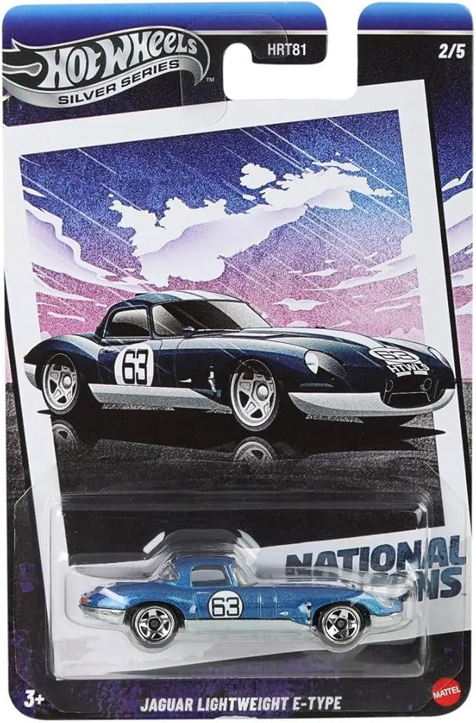 Hot Wheels Silver Series National Icons Jaguar Lightweight E-Type - MATTEL