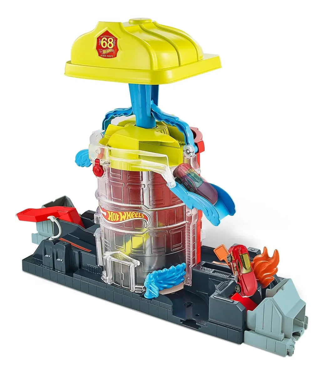 Hot Wheels City Súper Estación de Bomberos - Mattel