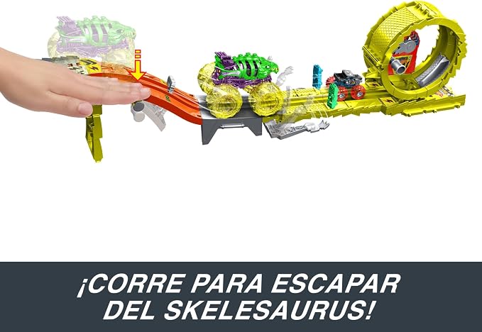 Hot Wheels Monster Trucks Power Smashers Race & Chase Challenge – Mattel en oferta outlet Colombia saldos a huevo