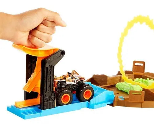 Hot Wheels Monster Trucks Llanta de Acrobacias - Mattel