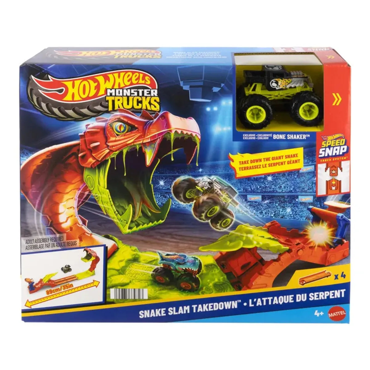 Pista Monster Trucks Mordida de Serpiente – Hot Wheels en oferta outlet Colombia saldos a huevo