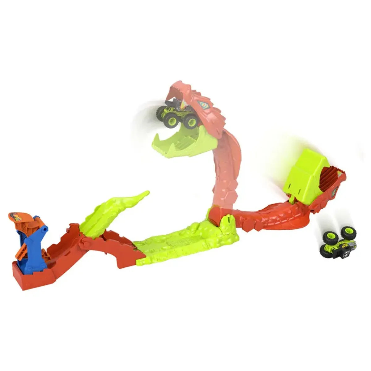 Pista Monster Trucks Mordida de Serpiente – Hot Wheels en oferta outlet Colombia saldos a huevo