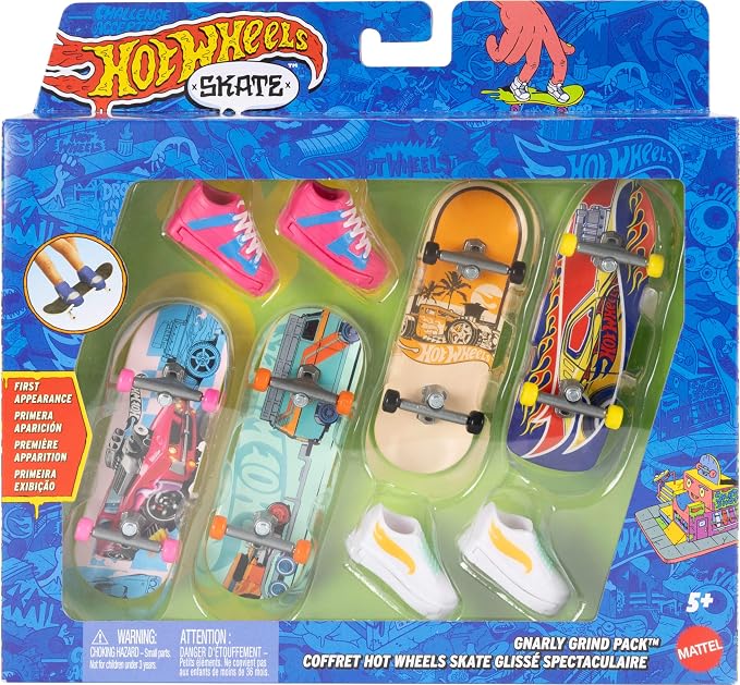 Hot Wheels Skate Pack Tenis Fucsia-Blanco  – Mattel