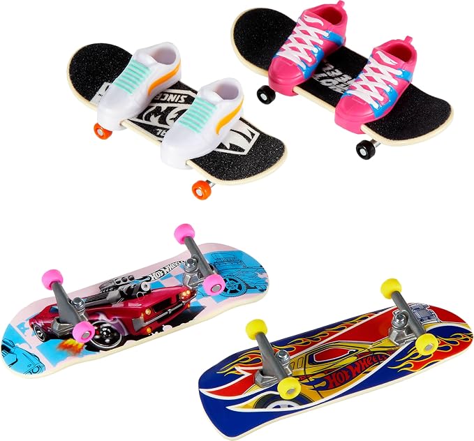 Hot Wheels Skate Pack Tenis Fucsia-Blanco  – Mattel