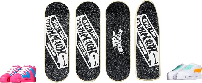 Hot Wheels Skate Pack Tenis Fucsia-Blanco  – Mattel