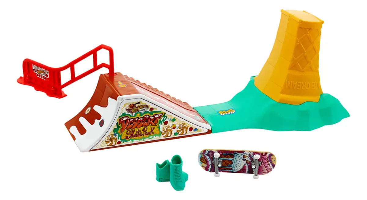 Hot Wheels Skate Postres y Parque de Skate - Mattel