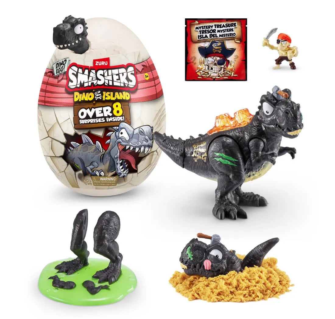 Huevo Sorpresa Dino Island Mediano GRIS - Smashers en oferta outlet Colombia saldos a huevo