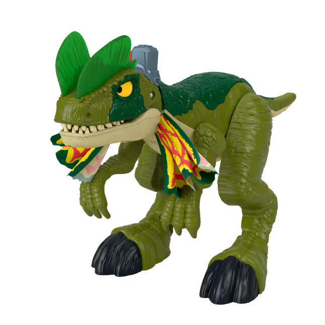 Dilophosaurio Jurassic World Thrash Attack – Imaginext en oferta outlet Colombia saldos a huevo