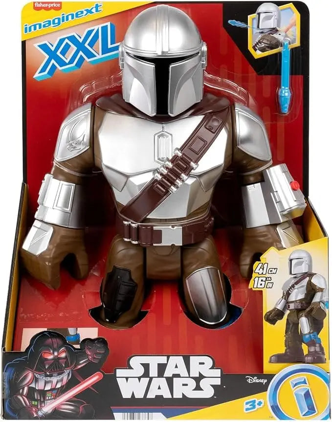 Imaginext Star Wars Figura XXL de The Mandalorian 41cm - FISHER PRICE