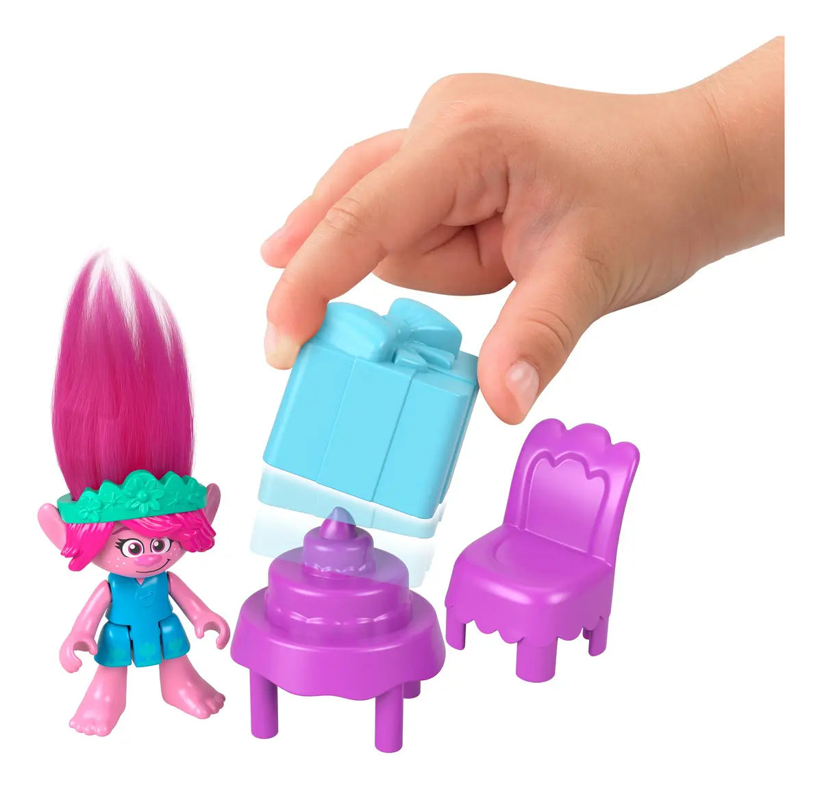 Imaginext Trolls Casa del Árbol de Poppy con Luces y Sonidos - Fisher-Price