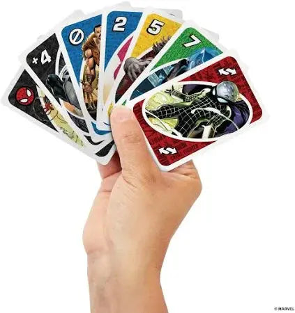 Juego de Cartas UNO Amazing Spider-Man - Mattel en oferta outlet Colombia saldos a huevo