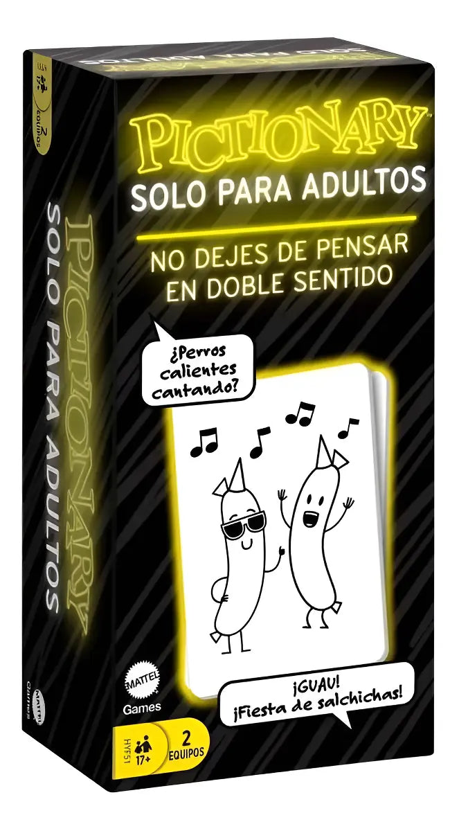 Juego de Mesa Pictionary Solo Para Adultos