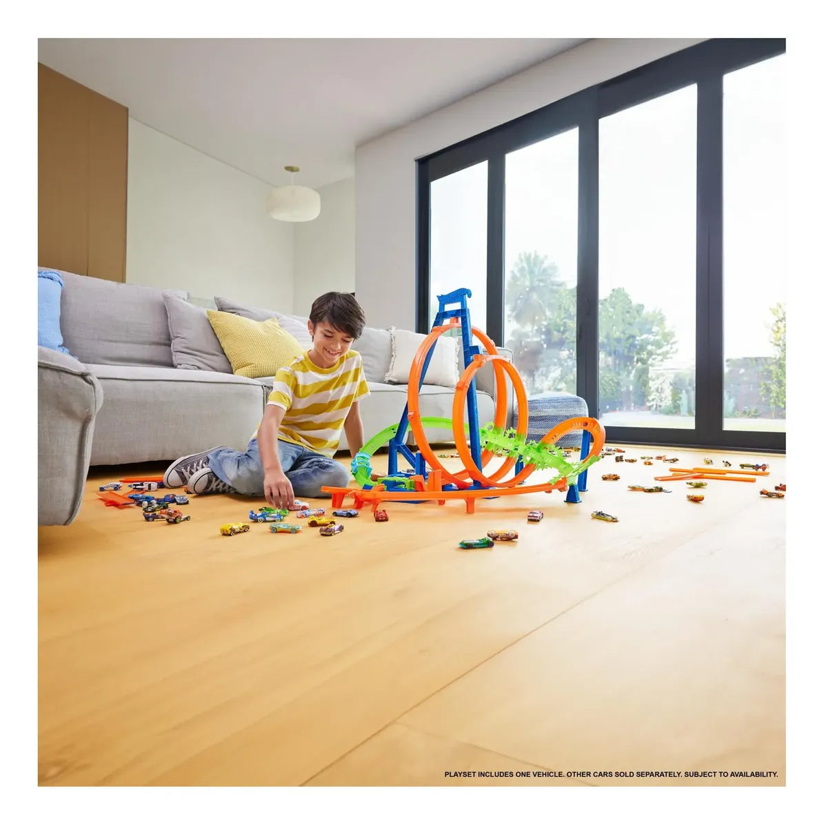Pista Carrera de Choques - Hot Wheels