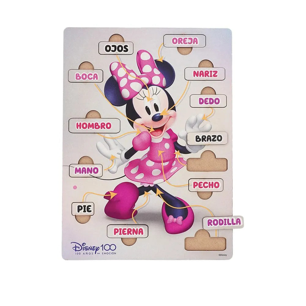 Juego Partes del Cuerpo Minnie Mouse Disney 100 - Primavera en oferta outlet Colombia saldos a huevo