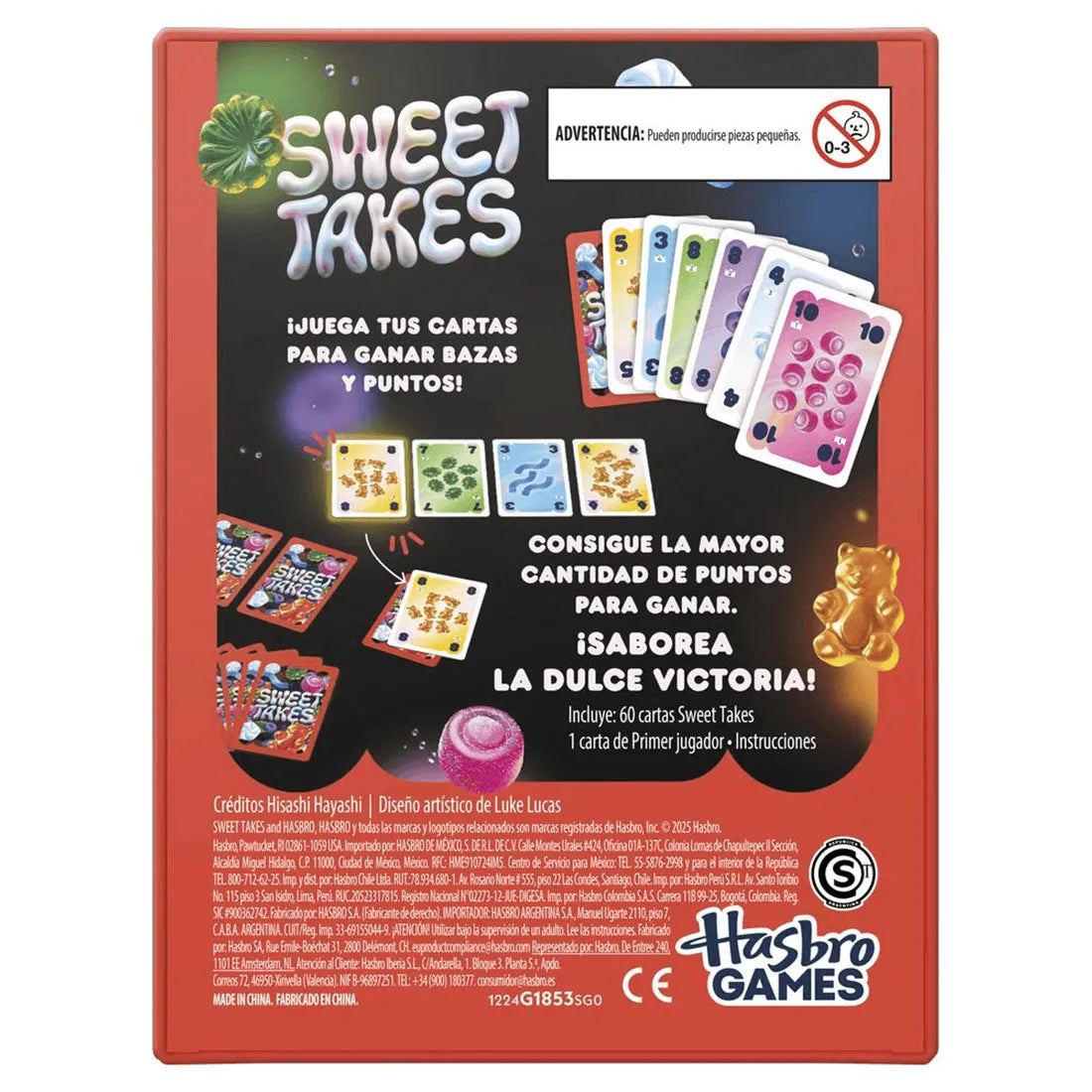 Juego de Cartas Sweet Takes – Hasbro Gaming en oferta outlet Colombia saldos a huevo