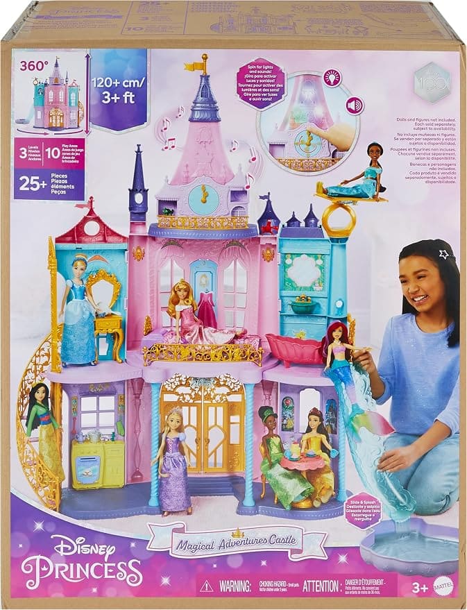 Castillo Mágico Disney Princess Ultimate Castle con Luces y Sonidos - Mattel
