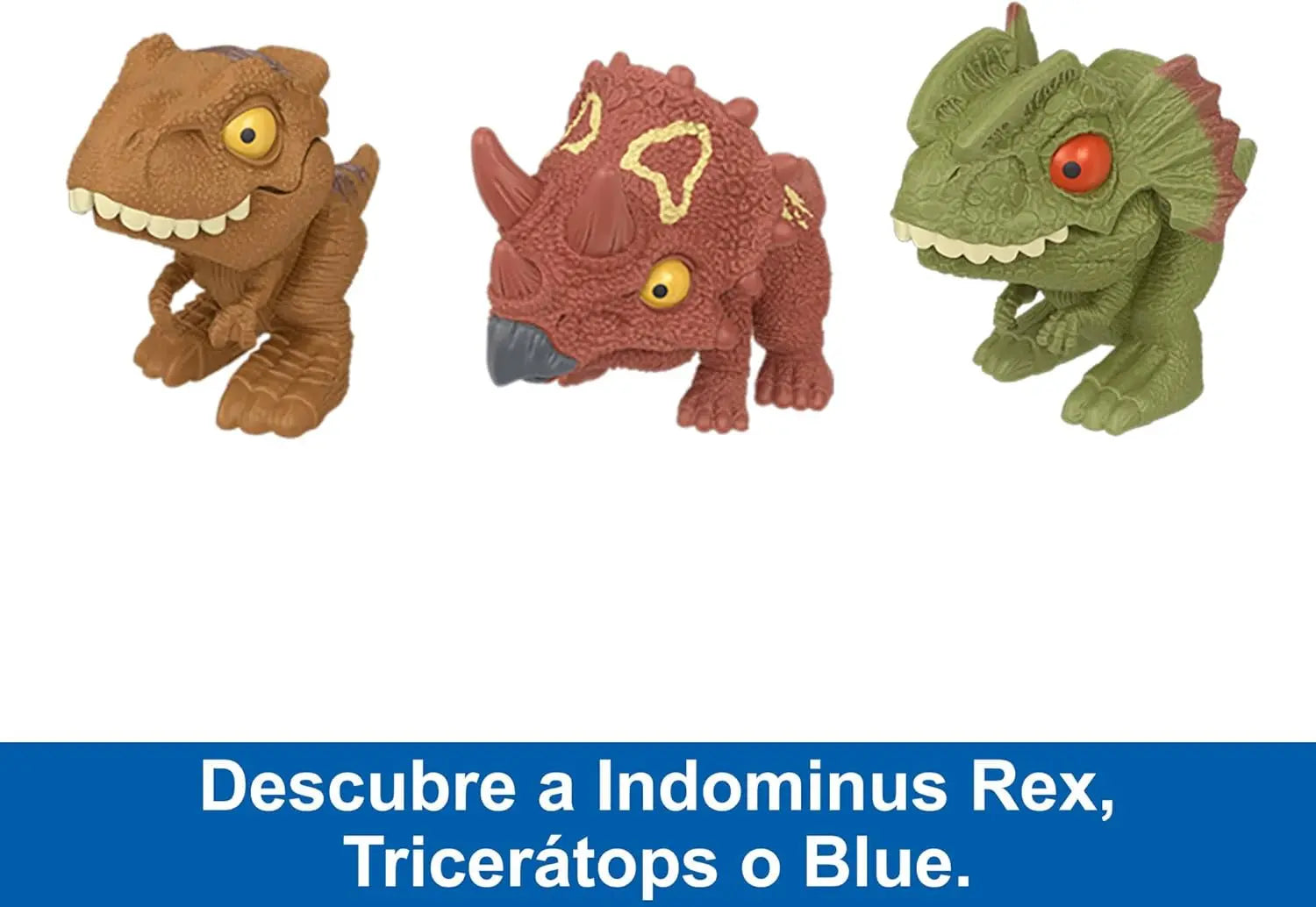 Jurassic World Crushivores Dinosaurio Mini Sorpresa con Accesorios - Mattel