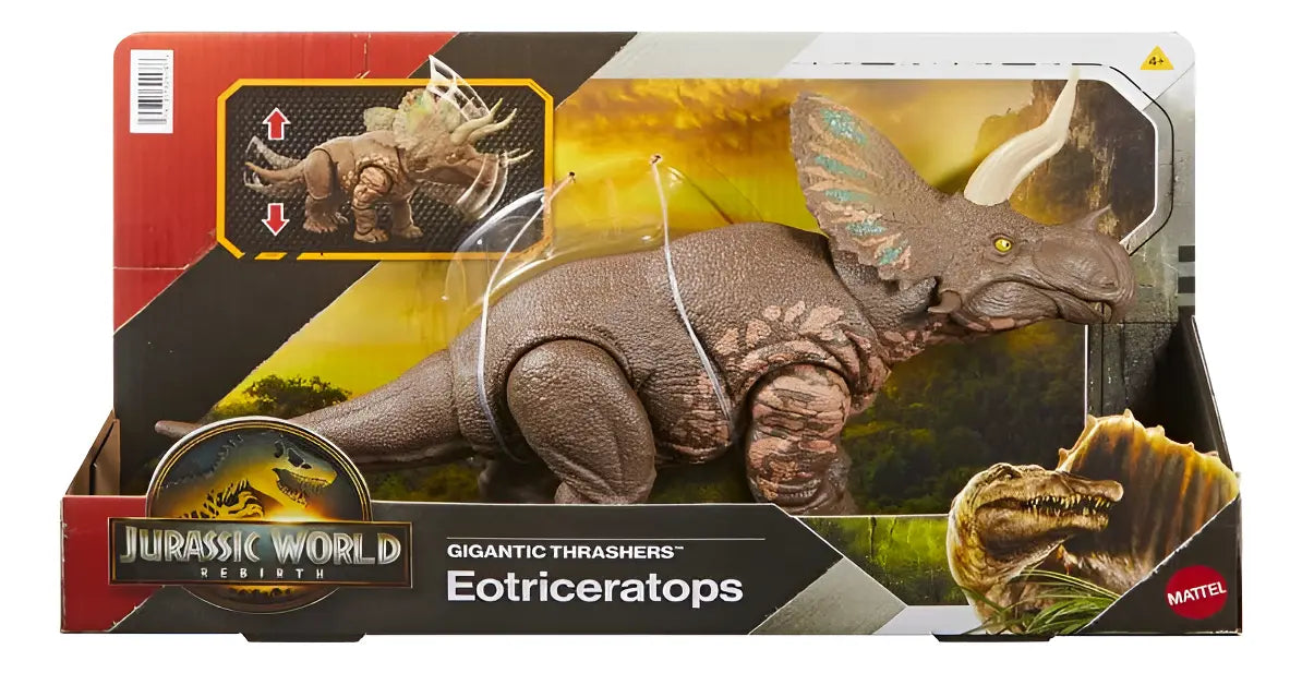 Figura de Dinosaurio Gigante Eotriceratops Jurassic World Rebirth en oferta outlet Colombia saldos a huevo