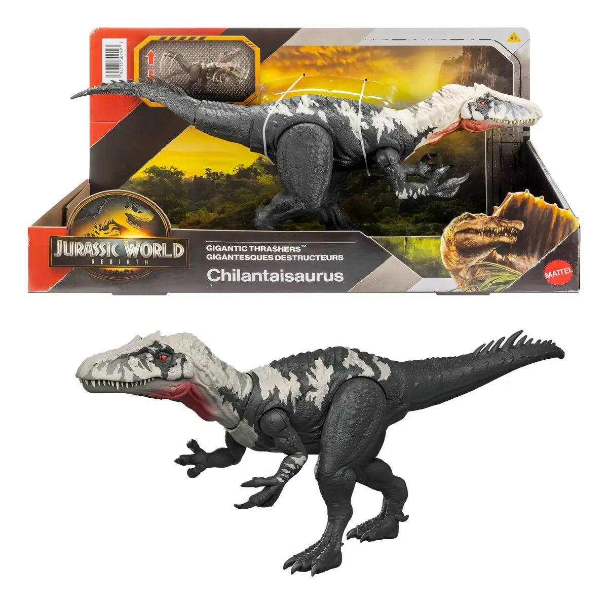 Figura de Dinosaurio Gigante Chilantaisaurus Jurassic World Rebirth en oferta outlet Colombia saldos a huevo