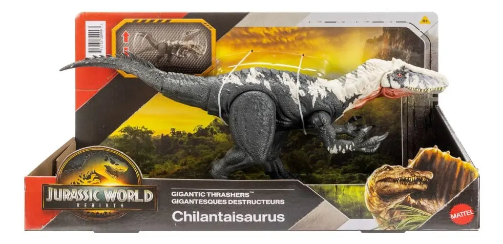 Figura de Dinosaurio Gigante Chilantaisaurus Jurassic World Rebirth en oferta outlet Colombia saldos a huevo