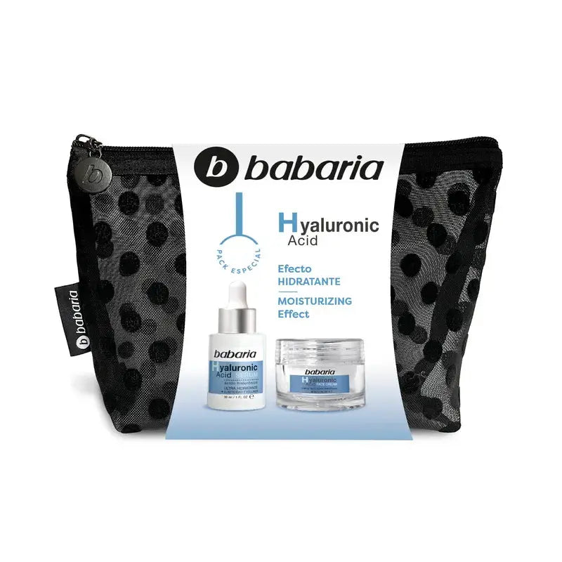 Kit Neceser Ácido Hialurónico Serum + Crema - Babaria en oferta outlet Colombia saldos a huevo