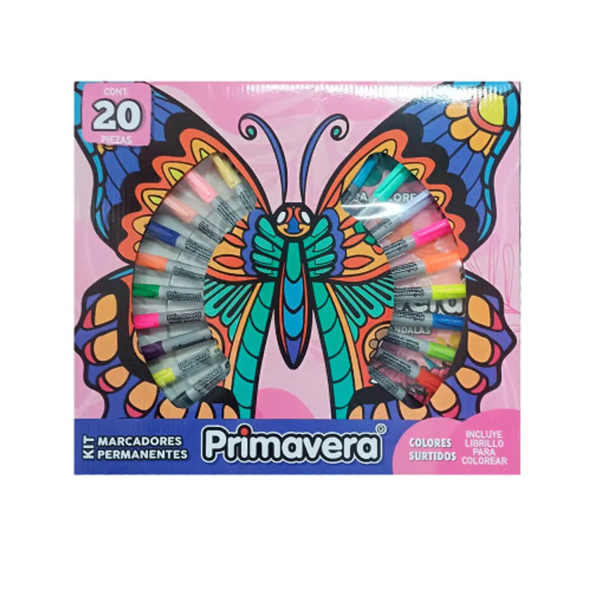 Kit de Marcadores Permanentes x 20pzs - Primavera en oferta outlet Colombia saldos a huevo