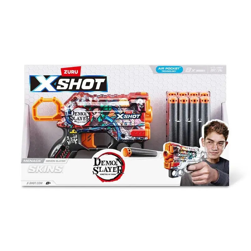 Lanzador Skins S1 Menace Demon Slayer 8 Dardos - X-Shot en oferta outlet Colombia saldos a huevo