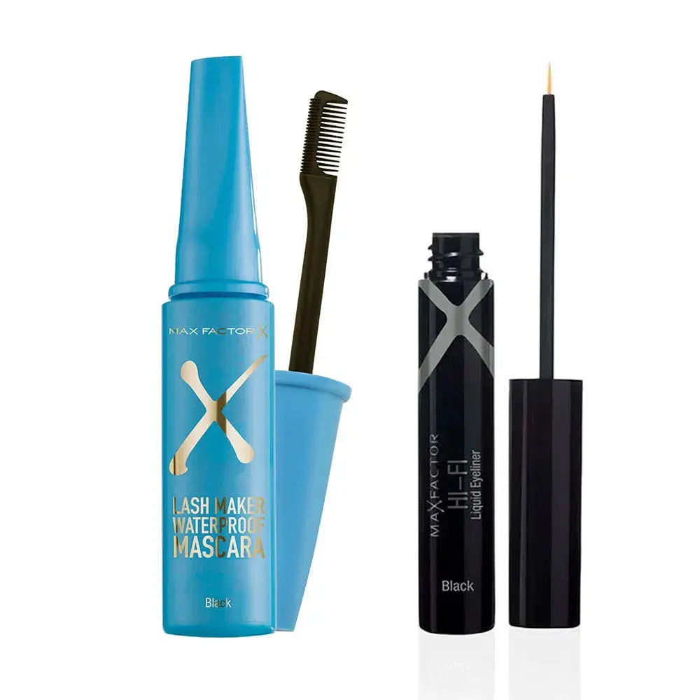 Lash Maker Waterproof + Delineador Hi-Fi Negro - Max Factor en oferta outlet Colombia saldos a huevo