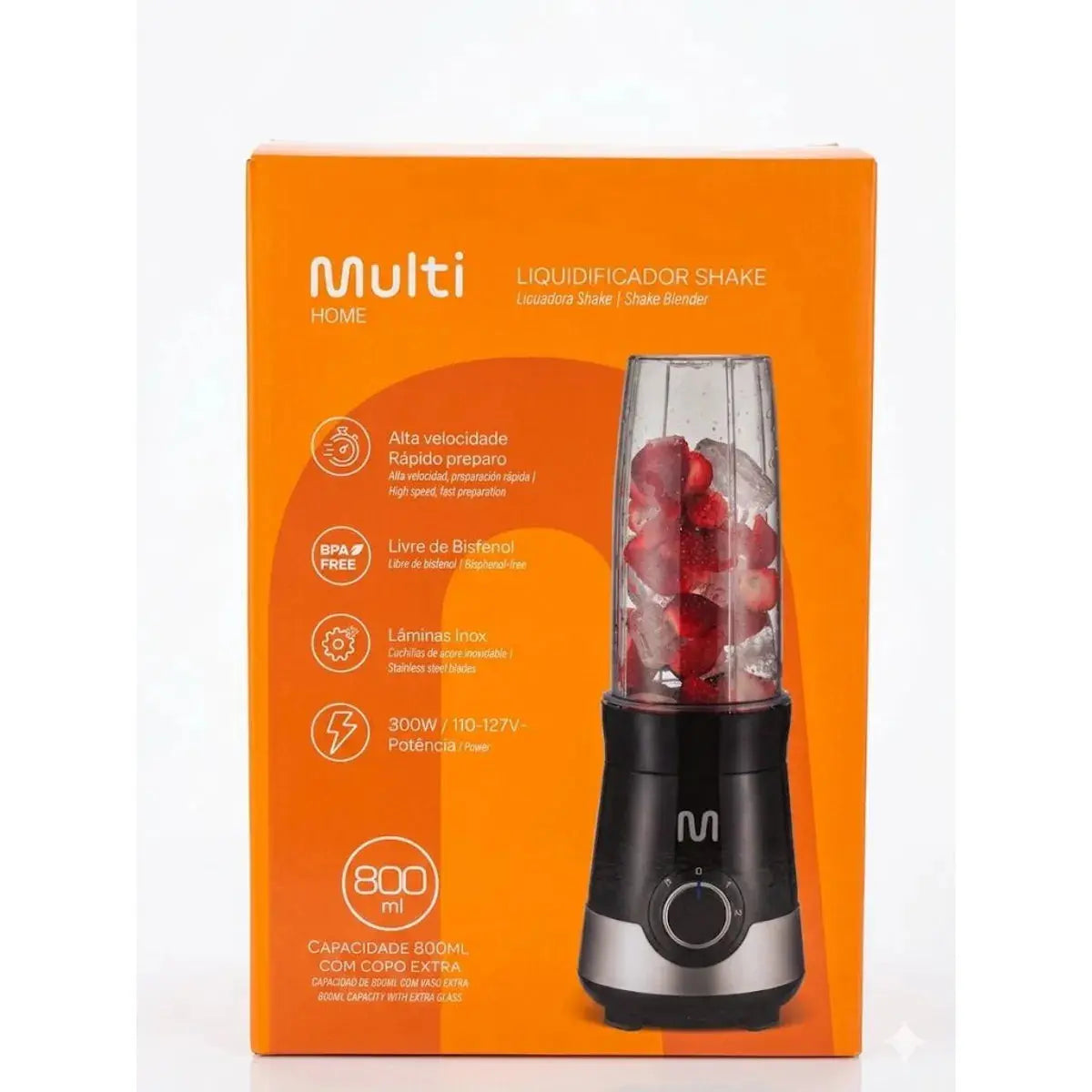 Licuadora Personal para Batidos 800 ml con Vaso Extra - Multilaser en oferta outlet Colombia saldos a huevo