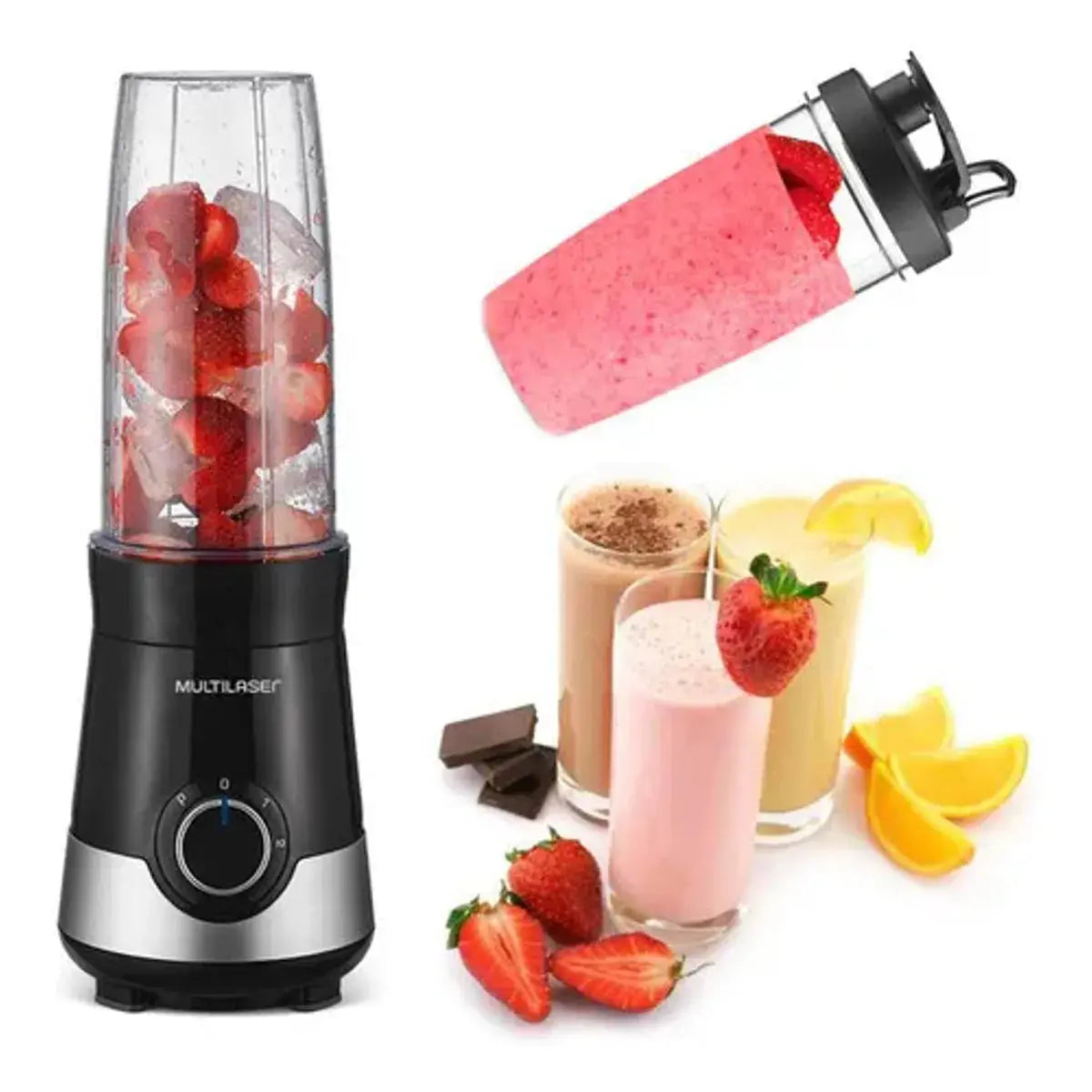 Licuadora Personal para Batidos 800 ml con Vaso Extra - Multilaser en oferta outlet Colombia saldos a huevo