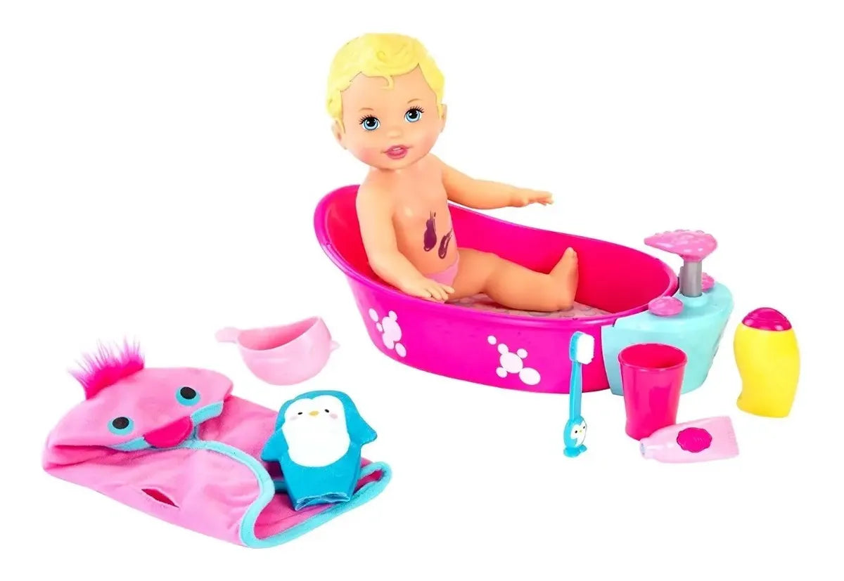 Little Mommy Muñeca Baño de Burbujas - Mattel