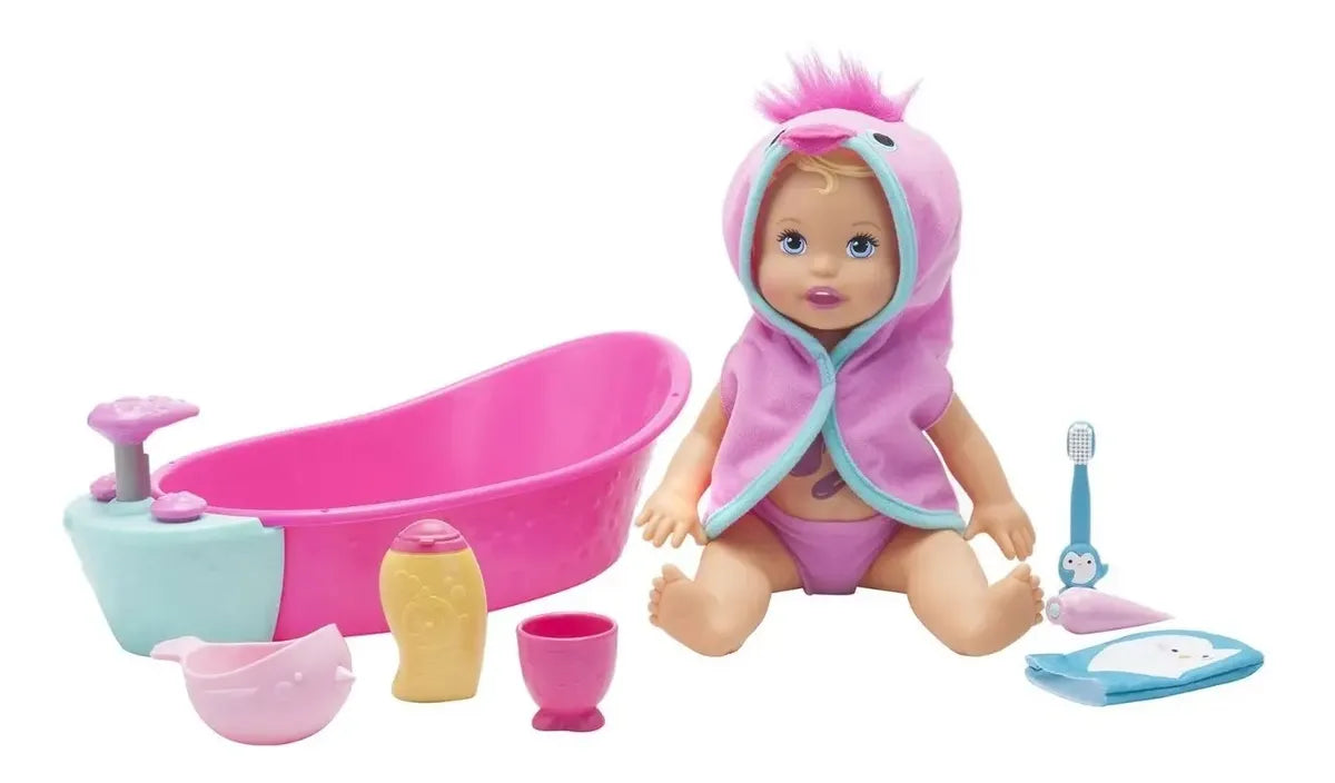 Little Mommy Muñeca Baño de Burbujas - Mattel