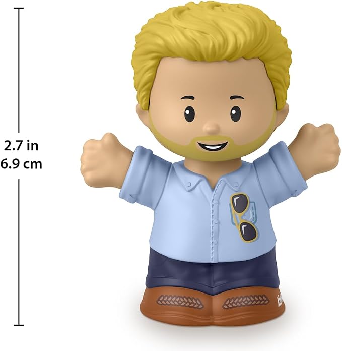 Little People Papá con Cabello Rubio y Barba Figura Individual - Fisher Price