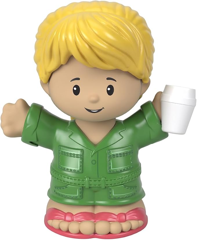 Little People Mujer con Taza de Café Figura Individual - Fisher Price