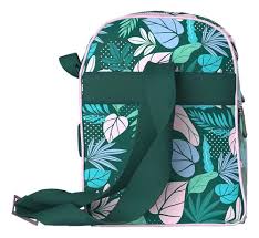 Lonchera Flower Power Natura Verde/rosa - Primavera Saldos A Huevo