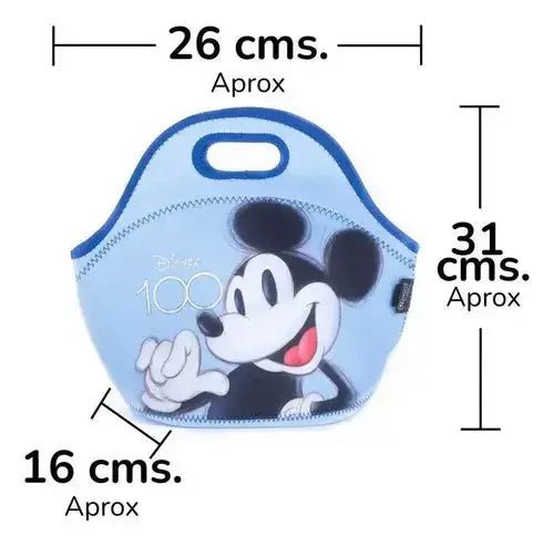 Lonchera Térmica Mickey Mouse 100 años AZUL en oferta outlet Colombia saldos a huevo