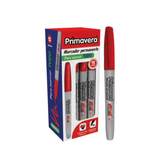 Marcador permanente punta fina 4.0mm x 12 unidades - Primavera en oferta outlet Colombia saldos a huevo