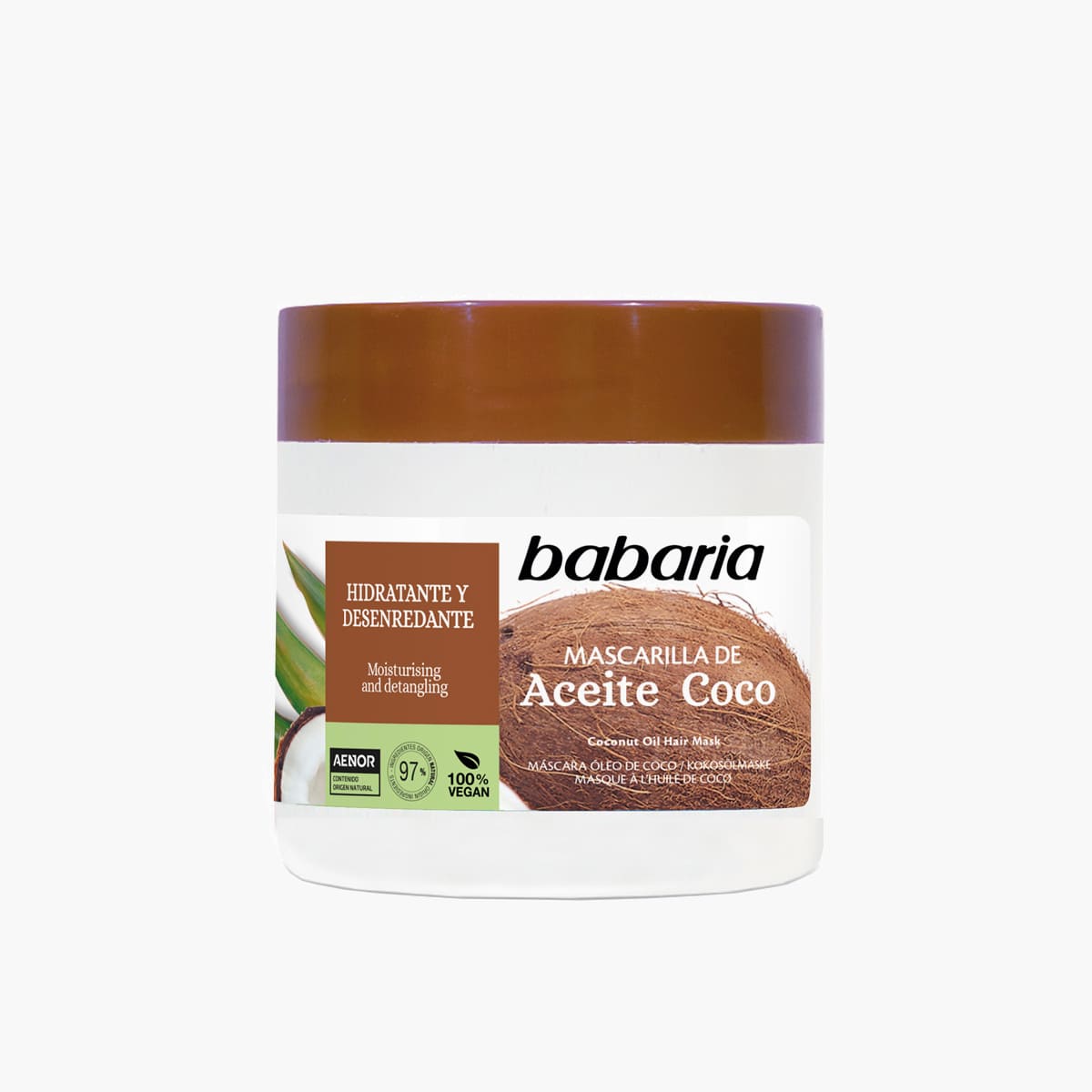 Mascarilla capilar de Aceite de Coco Babaria 400ml en oferta outlet Colombia saldos a huevo